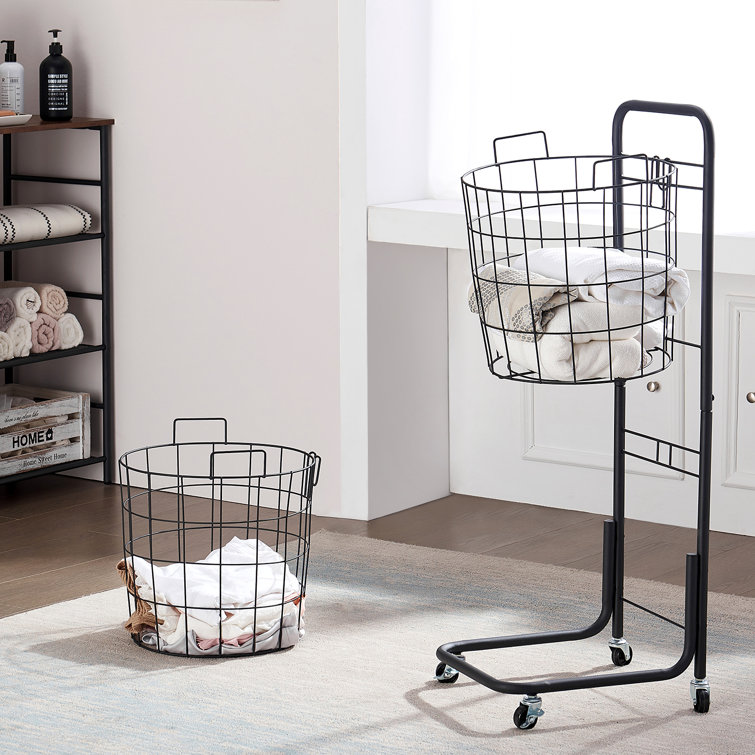 Dotted Line™ Basics Rolling Laundry Hamper & Reviews Wayfair